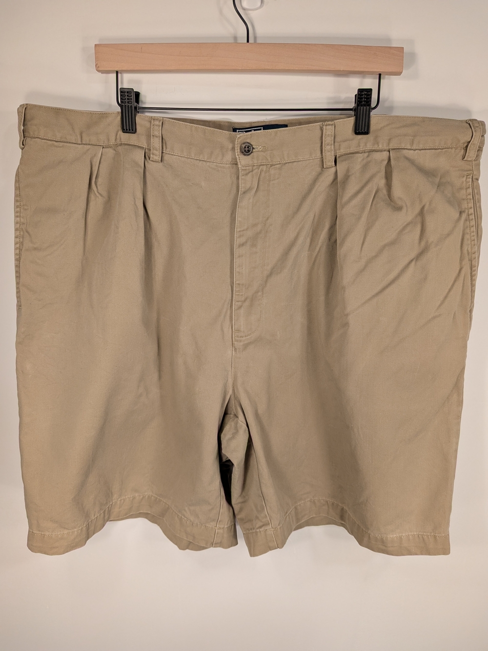 Polo Ralph Lauren Big Tyler Short Men's 44B Khaki Pleated Chino